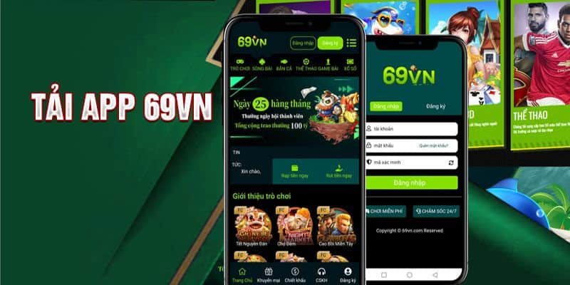 Tải app 69VN trên máy IOS