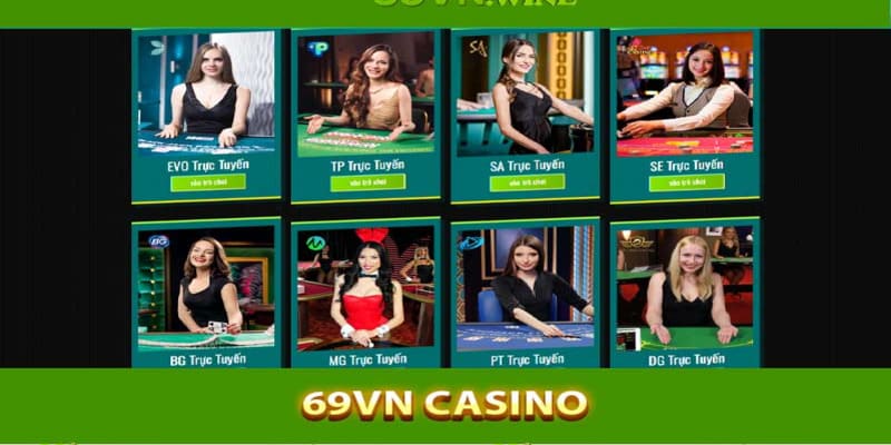 Top sảnh game đẳng cấp của casino